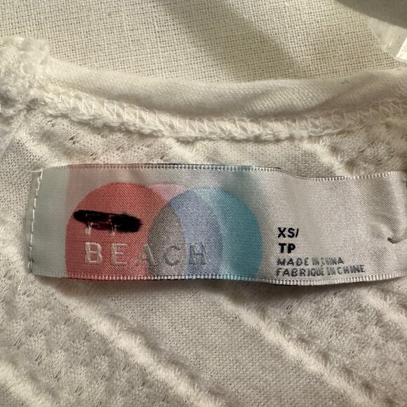 Free People Beach Halter top, White cotton, Size: XS, NWOT - Picture 3 of 5